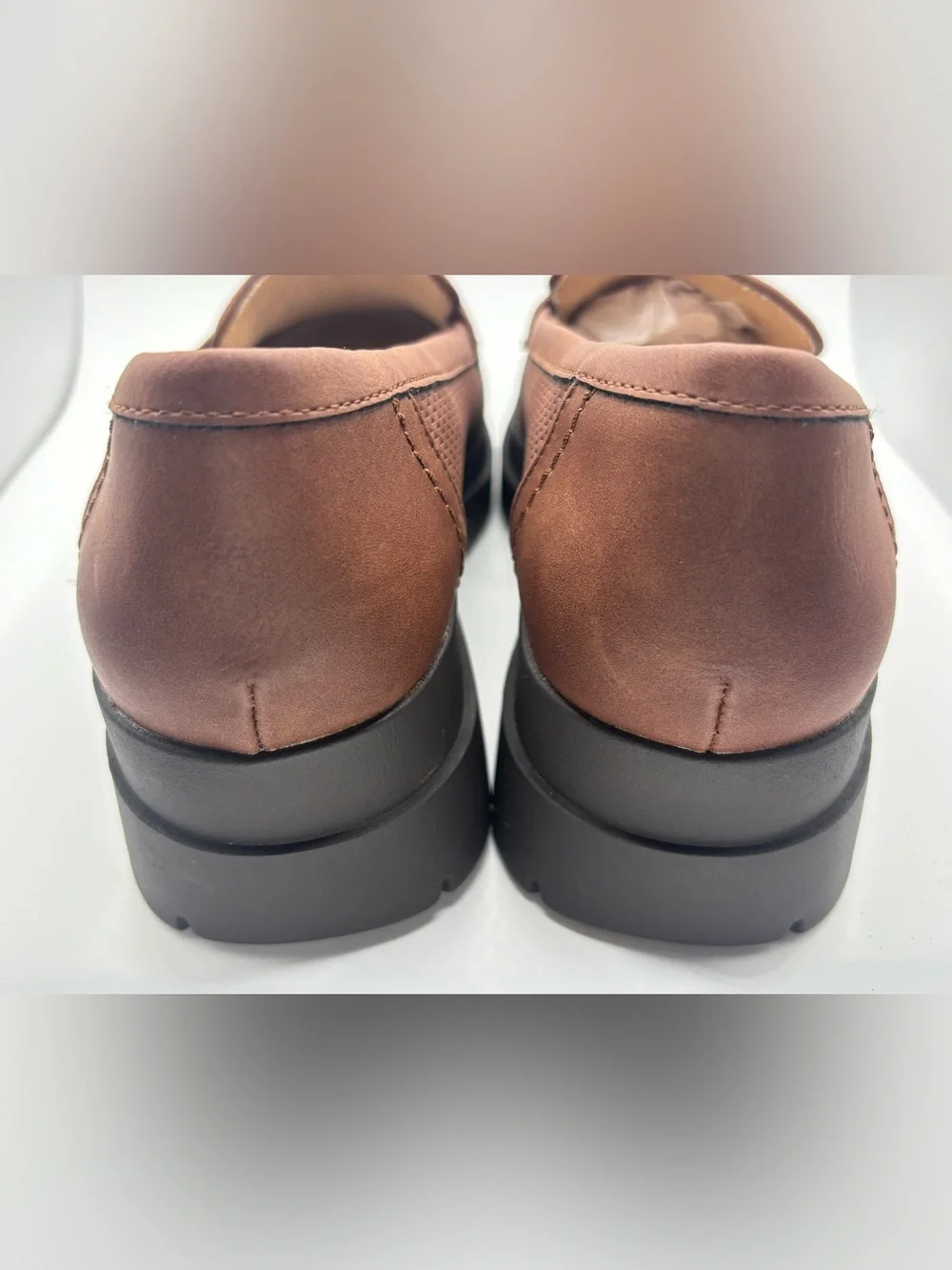 Soul Naturalizer Ophelia Women’s Platform Loafers Brown Size 6 Wide Width
